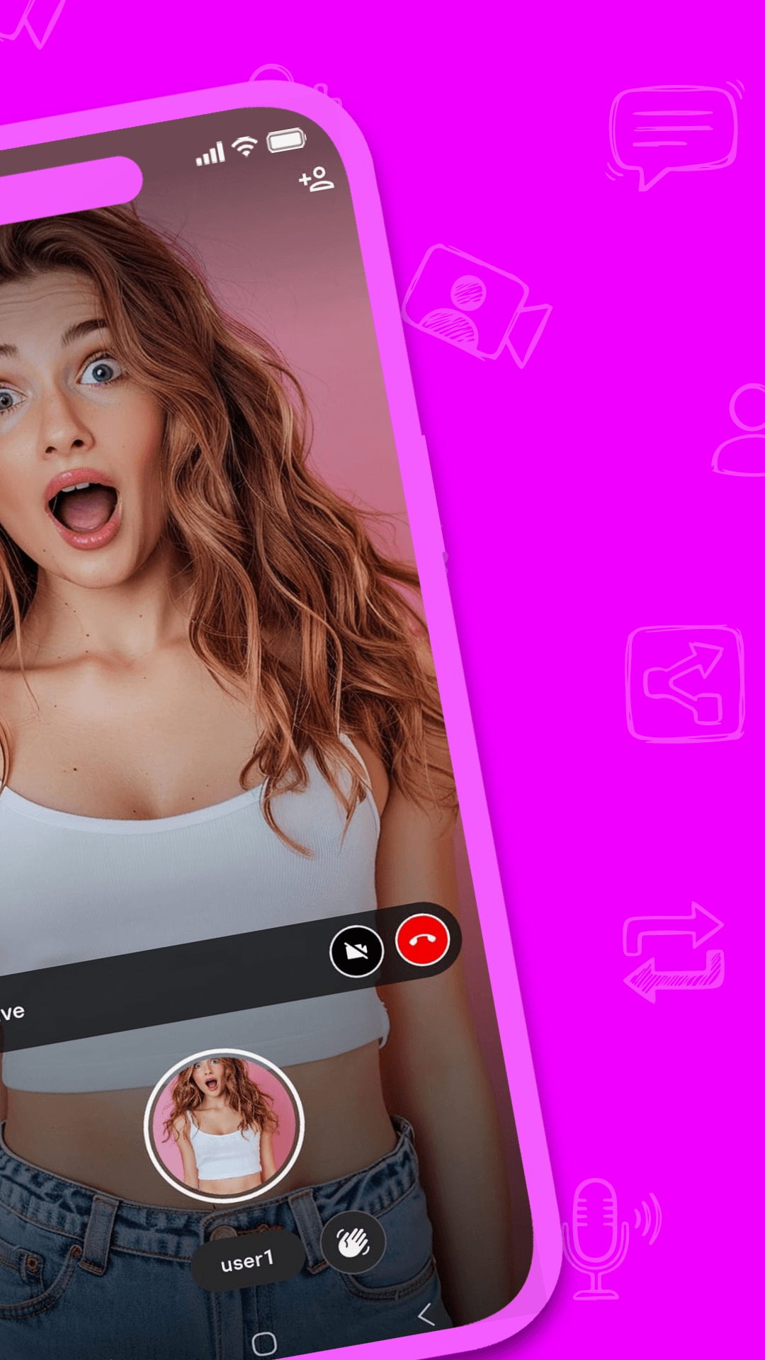 Live video with your circle